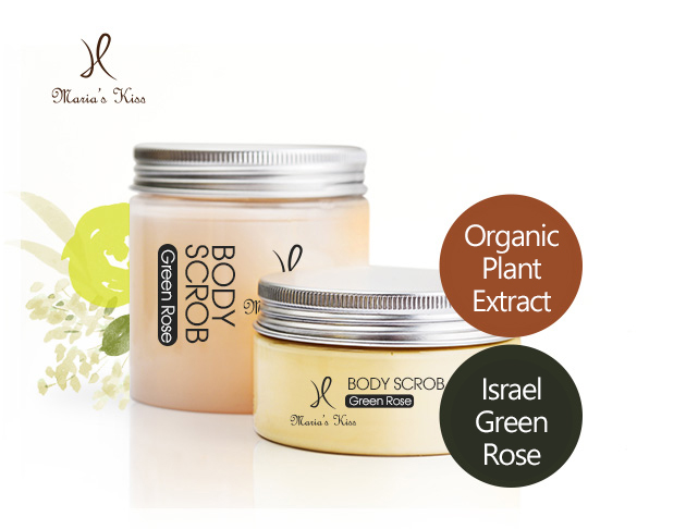 Organic Plant Extract Body Exfoliating and Whitening Cream-Israel Green Rose